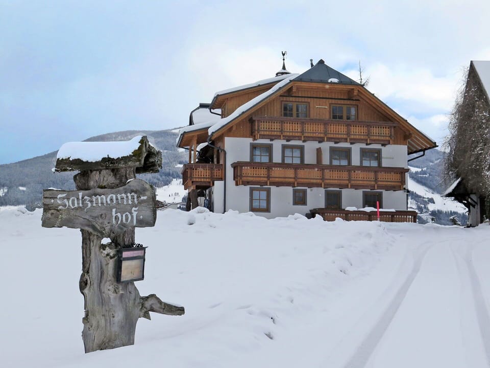 Snow, Building, Sky, Window, House, Wood, Slope, Cloud, Freezing, Landscape