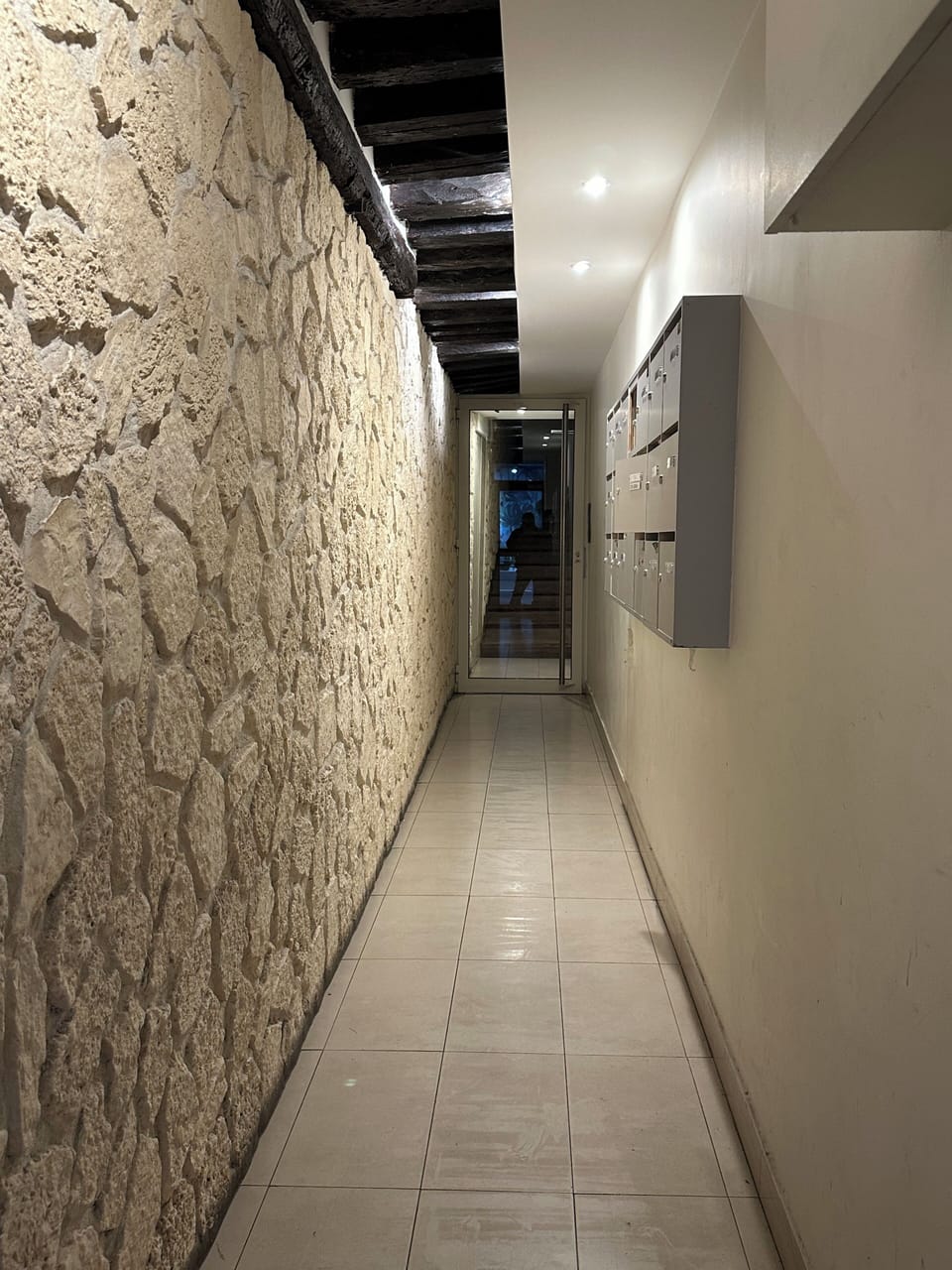 Interior entrance