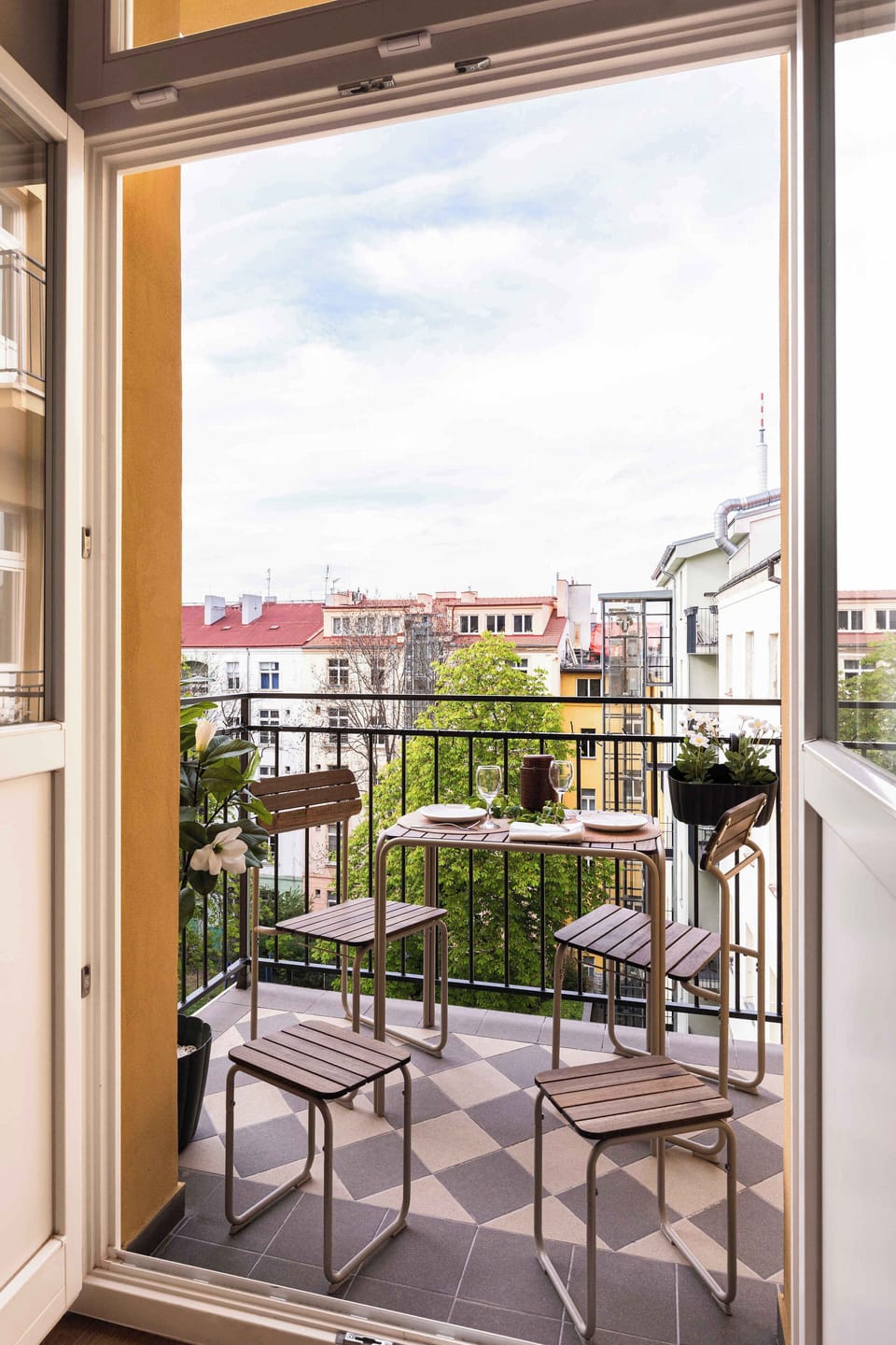 The balcony