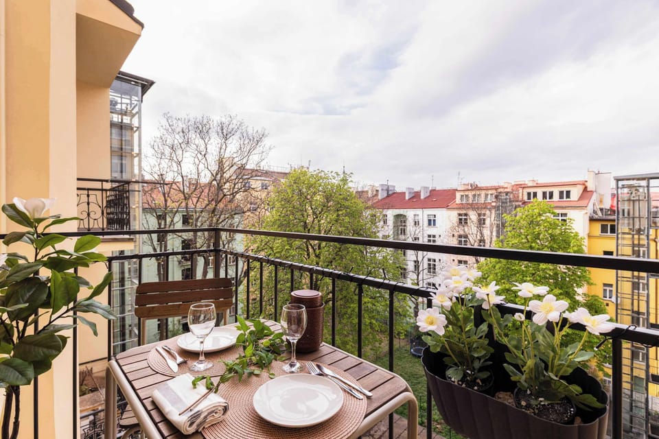 The balcony with view