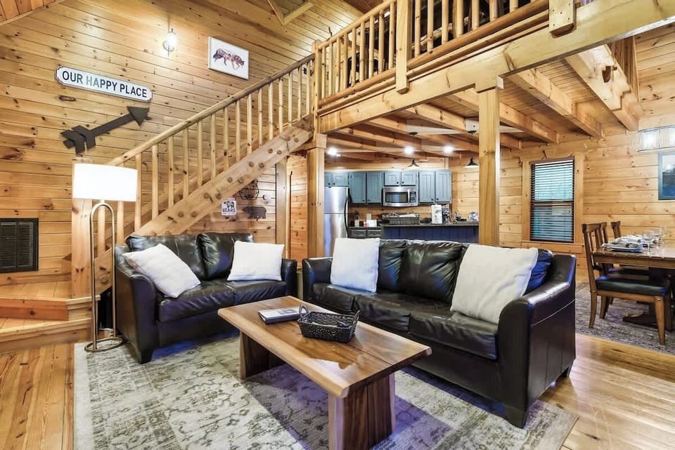 Open-concept living area flows seamlessly into the kitchen and dining space—perfect for gathering.