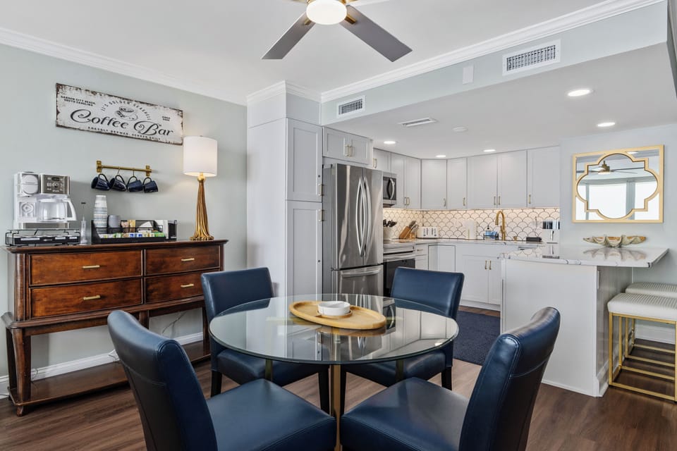 Comfy seating for meals!