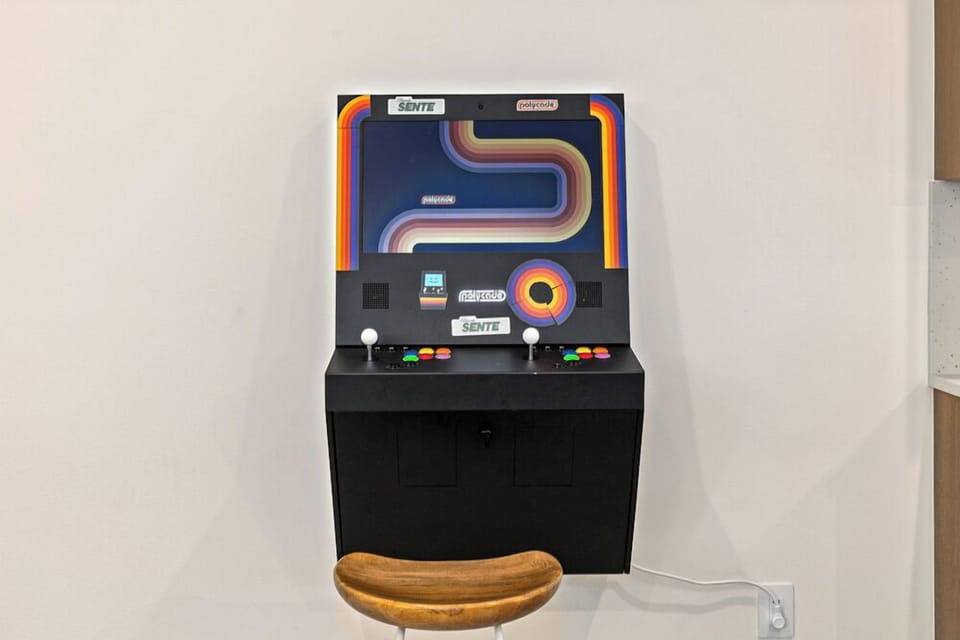 One of two Polycade arcades, offering hundreds of old-school favorites