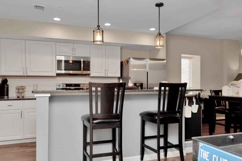 Kitchen with Bar Seating