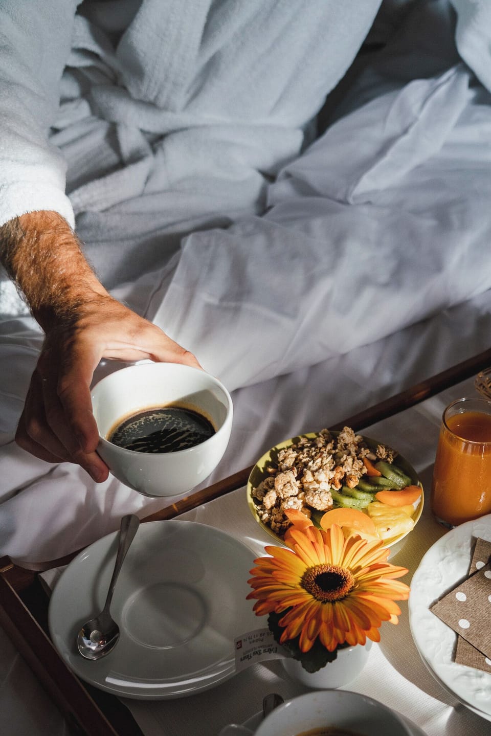 Daily buffet breakfast for a fee