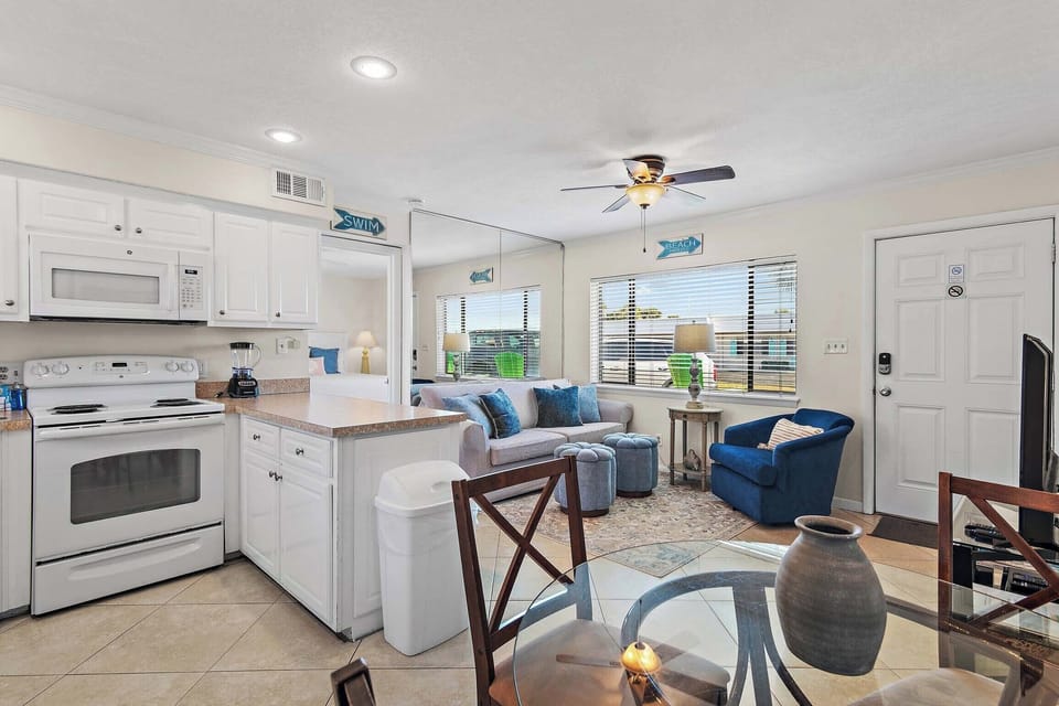 Dining and living area