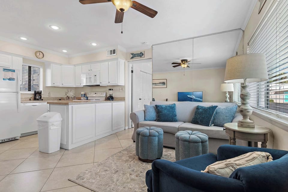 Comfortable living room seating