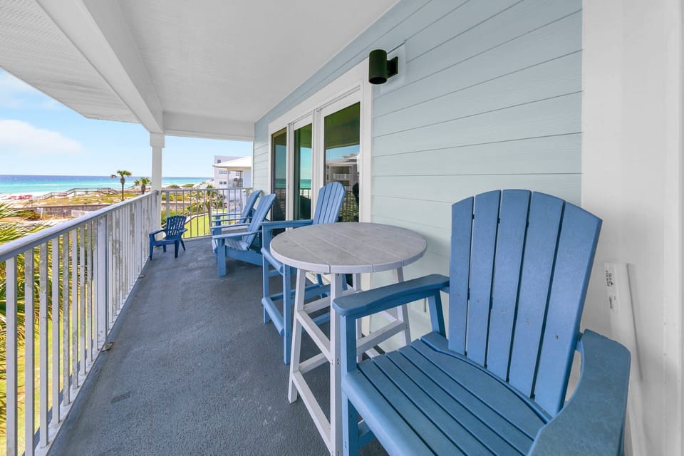 Spacious balcony