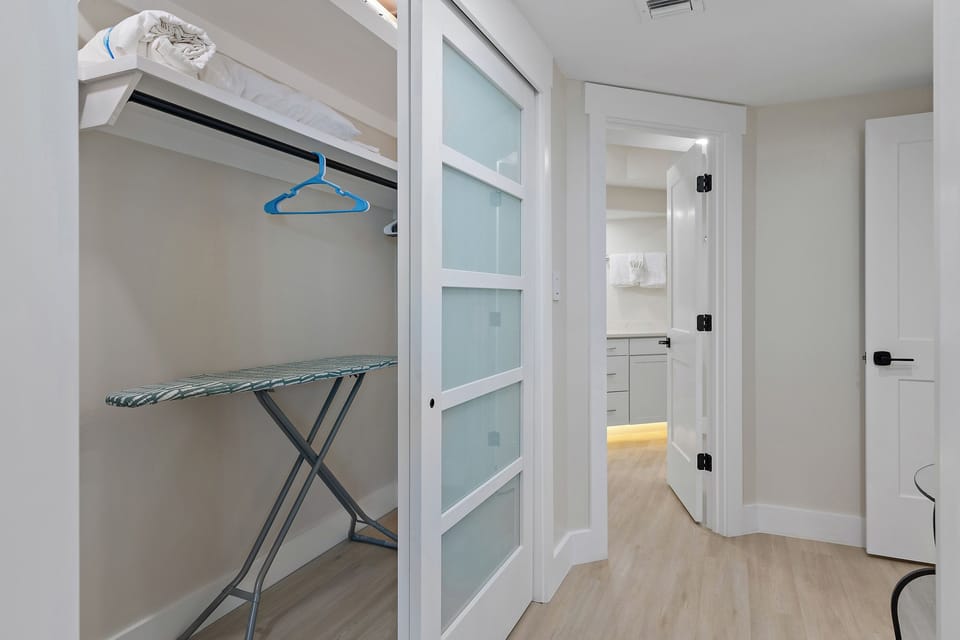 Closet plus master bathroom