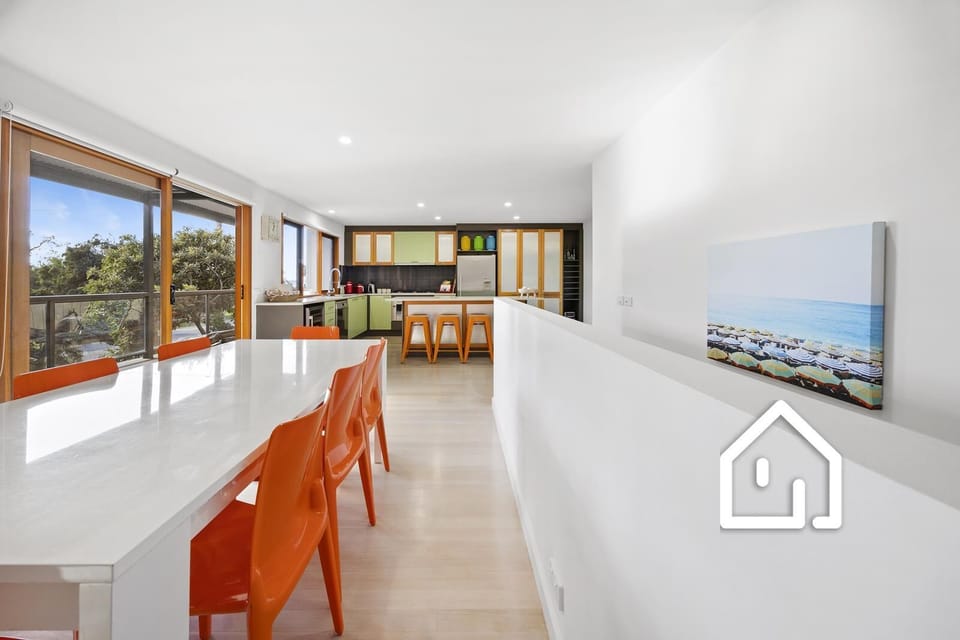 Open plan living, located on the middle floor