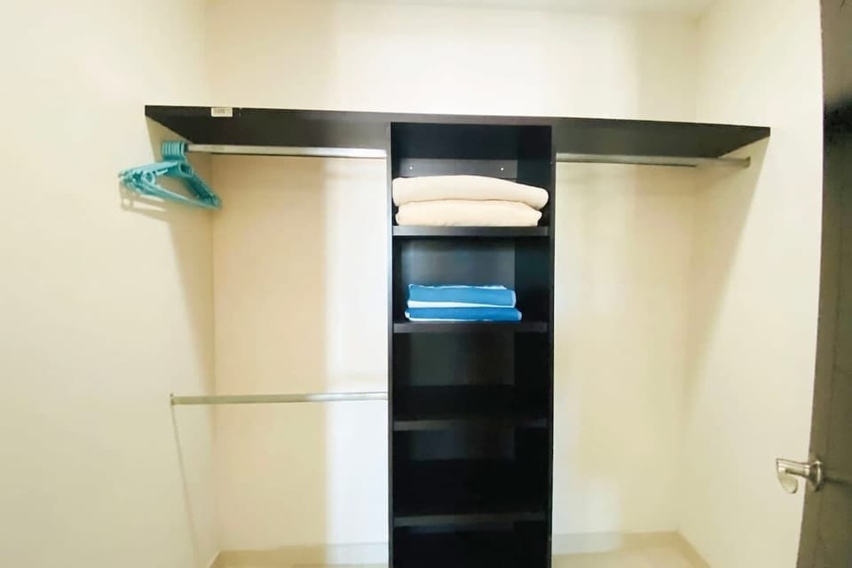 Ample closet space