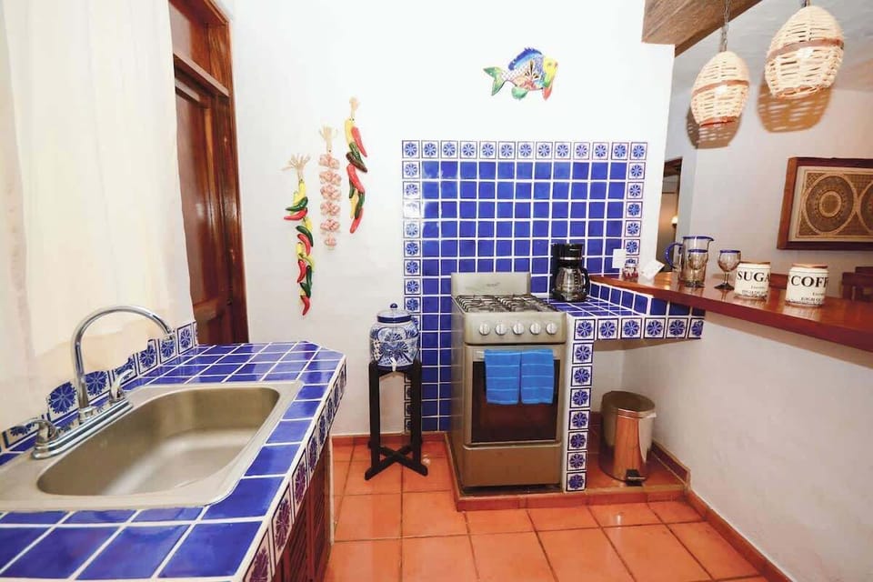 A well-equipped kitchen