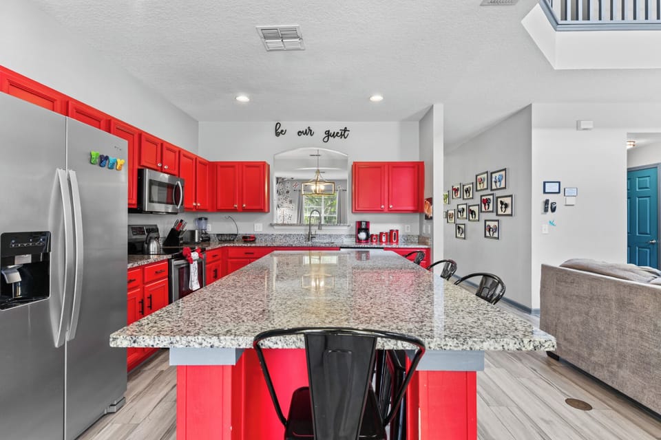 KITCHEN: Coffee Maker, Tea Kettle, Toaster, Blender, Cookware, Dinnerware, Drinkware and Flatware