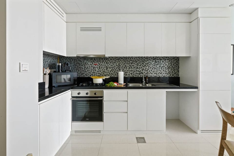 Fully equipped kitchen with all cooking essentials