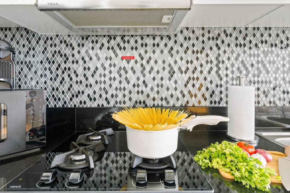 Cook your favorites in this clean, functional space
