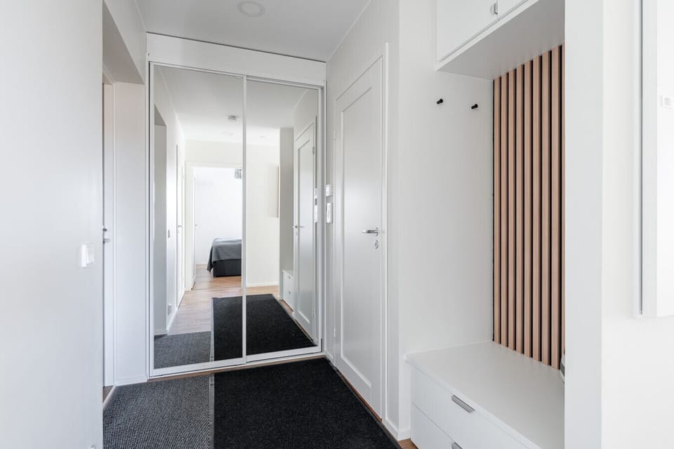 Apartment entrance and hallway
