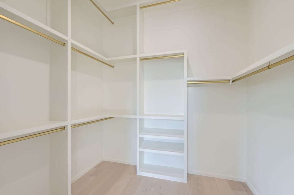 The primary suite also has a large walk-in closet