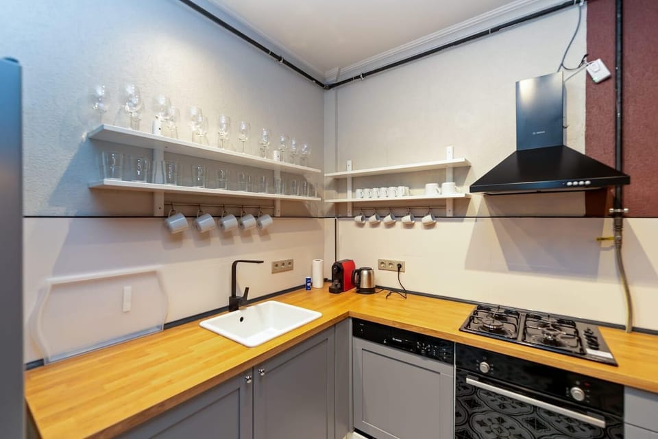 Espresso machine at the kitchen too