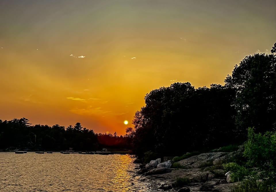 Sunset - Sunset views from the house are second to none.