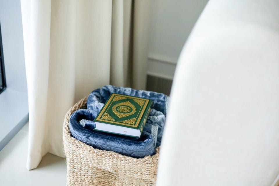 A soft and comfortable prayer mat, perfect for your spiritual practice.