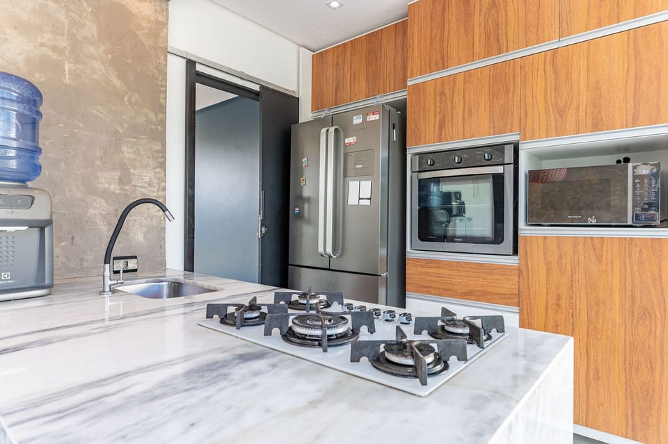 Villa | Private kitchen | Blender, dining tables