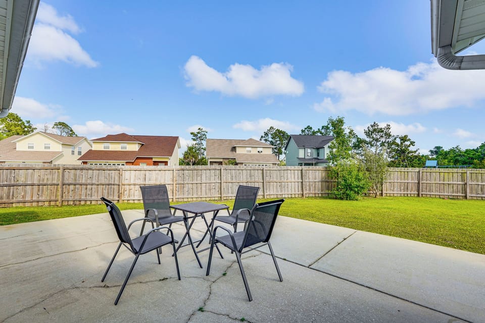 Furnished Patio | Fenced Backyard
