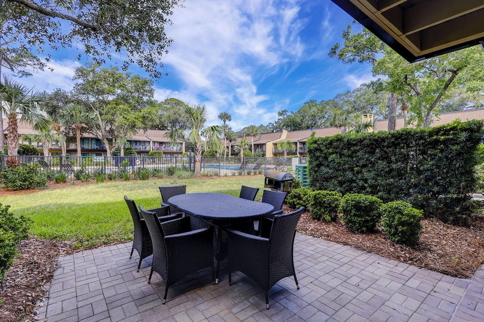 Private patio