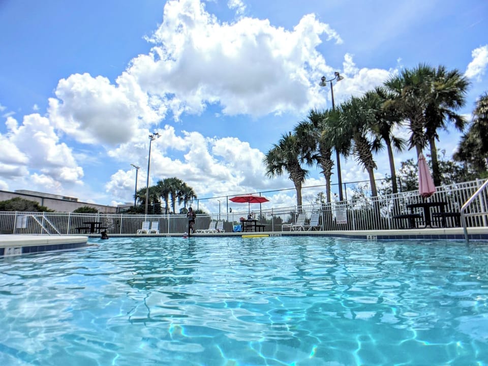Outdoor shared community pool