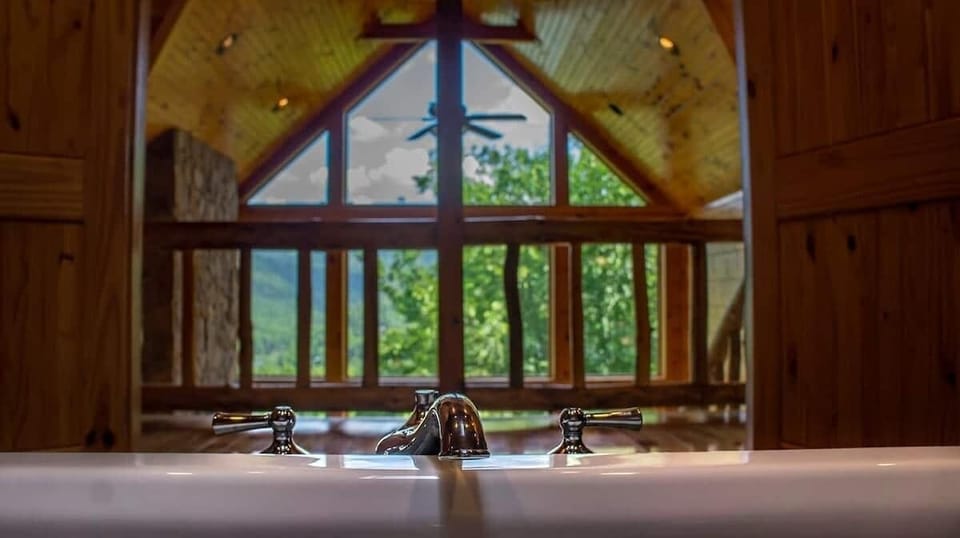 View from master bathtub.