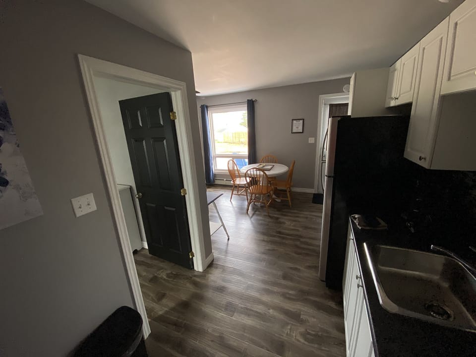 Room #2 Signature Apartment, 1 Bedroom | Private kitchen | Fridge, microwave, coffee/tea maker