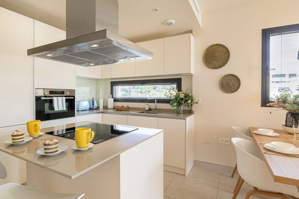 Kitchen and dining area