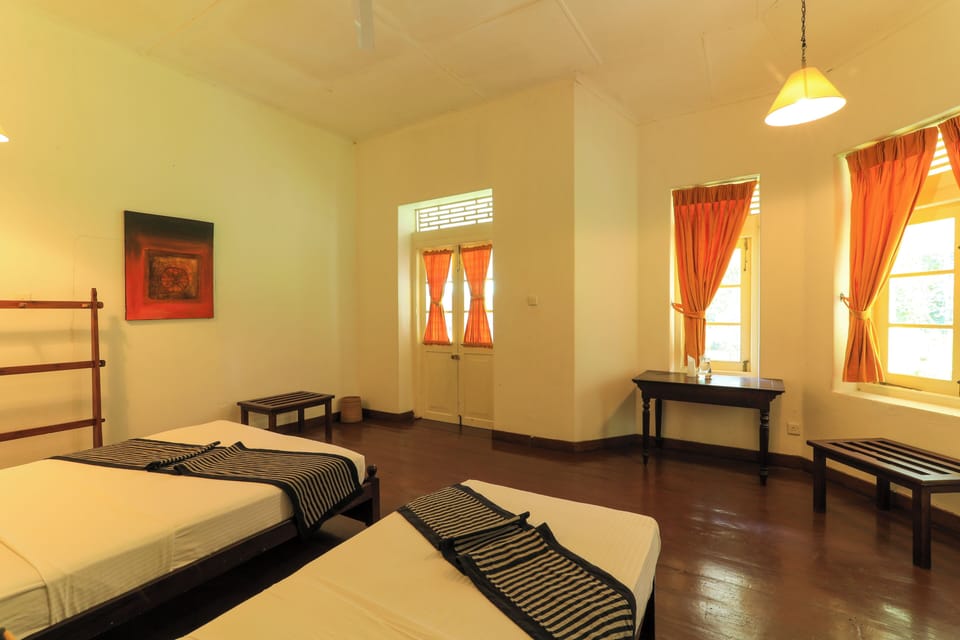 Family Double Room, Garden View | Desk, cribs (free), WiFi (free), bed sheets