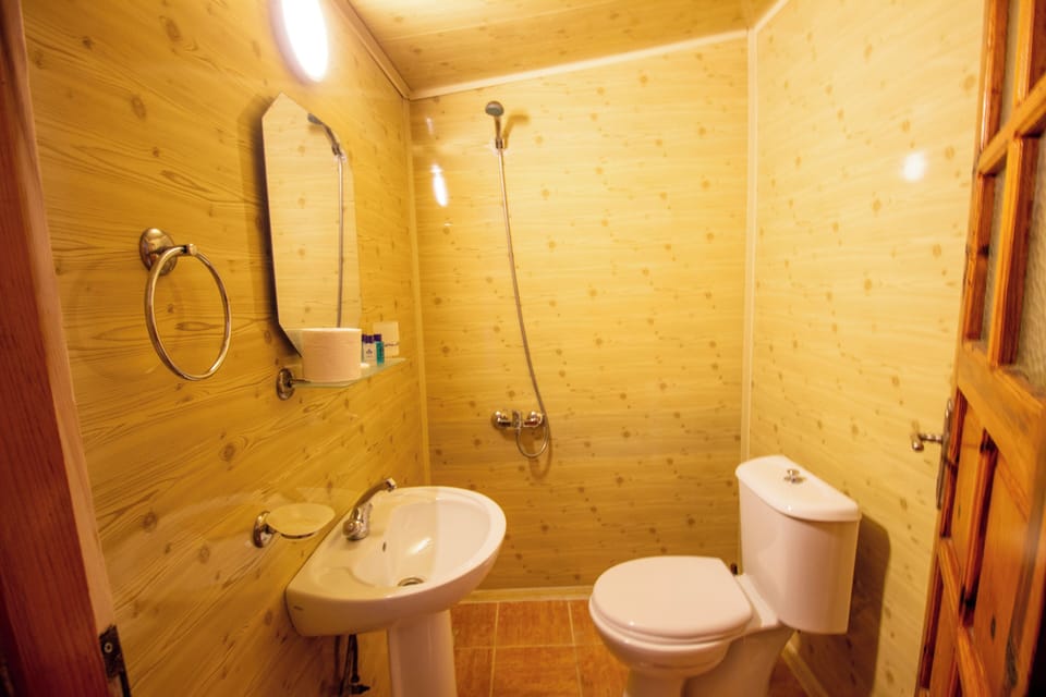 Basic Tree House | Bathroom | Shower, hair dryer, towels, soap