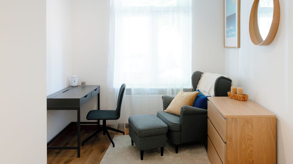 Apartment (1 A) | Individually decorated, individually furnished, iron/ironing board