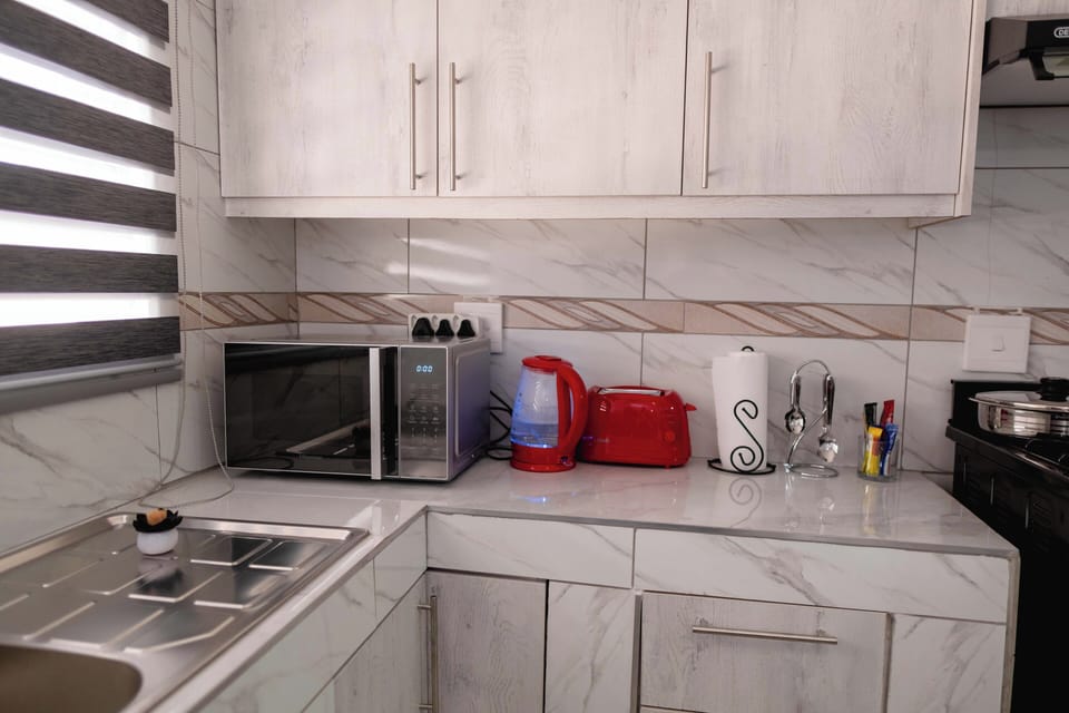 Classic Apartment | Private kitchen | Fridge, microwave, oven, cookware/dishes/utensils