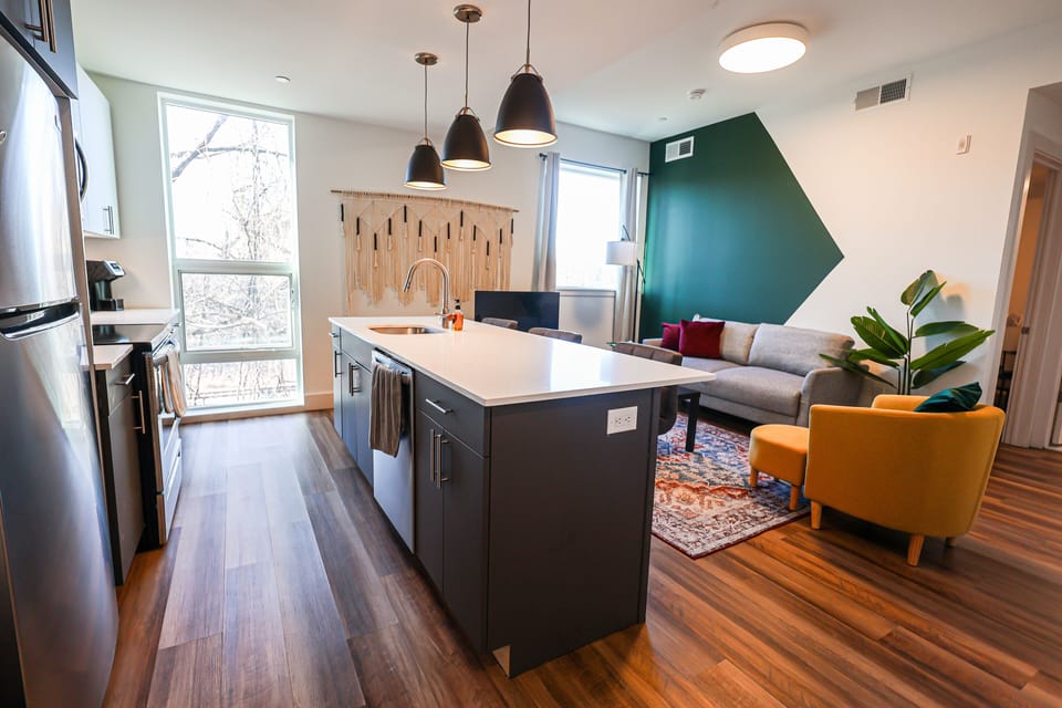 Quality furnishings create an inviting atmosphere.