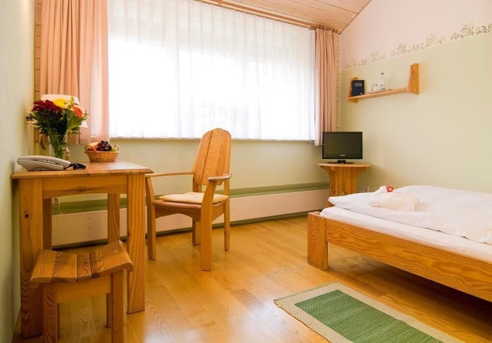 Single Room, Garden View | Desk, laptop workspace, blackout drapes, free WiFi