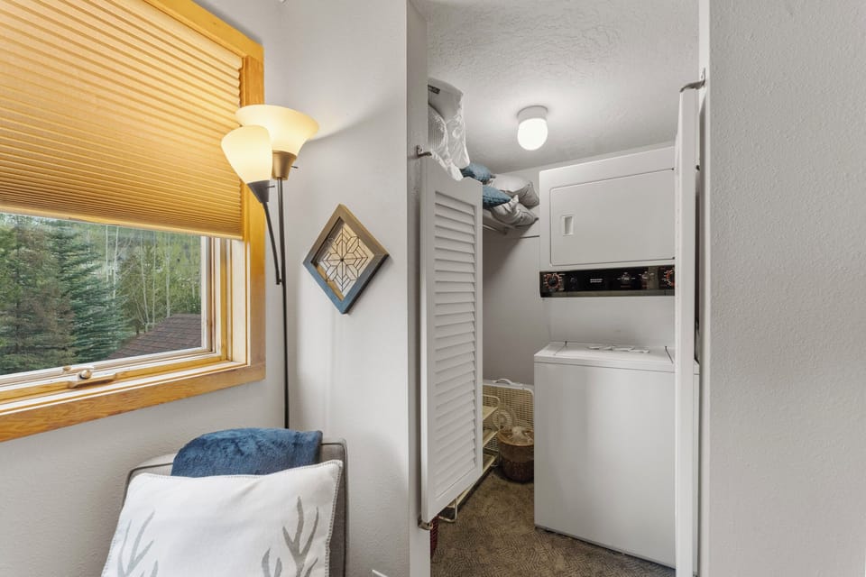 Your in-unit laundry room keeps you comfortable with full-size washer and dryer, plus organized storage for linens and towels.