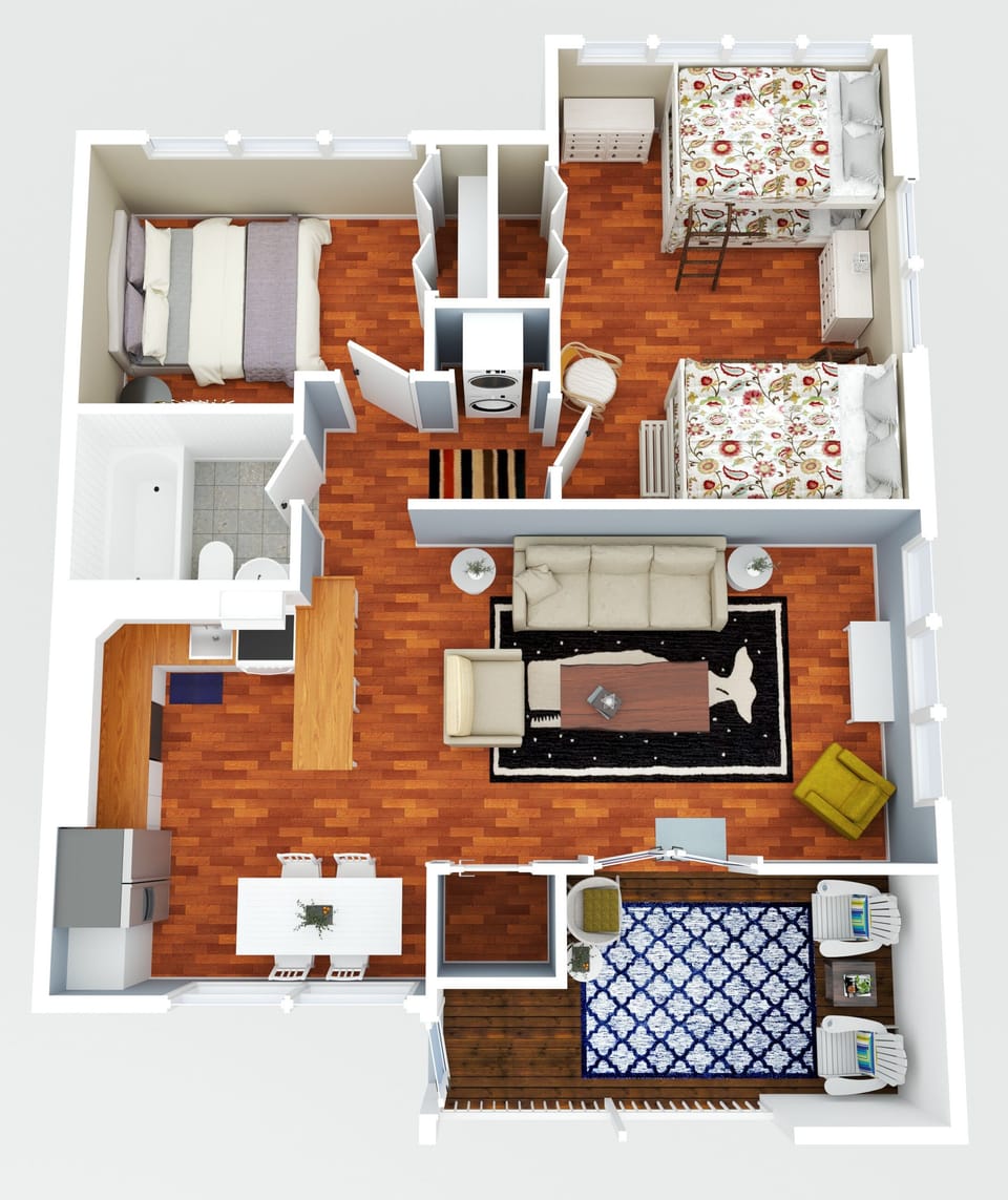 Floor Plan of Condo