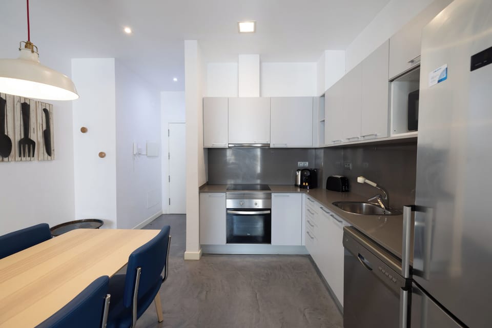 Apartment (1 Bedroom) | Private kitchen | Microwave, stovetop, coffee/tea maker, electric kettle