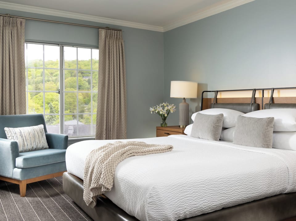 Premier Suite, 1 King Bed with Sofa bed | Individually decorated, desk, iron/ironing board, free cribs/infant beds