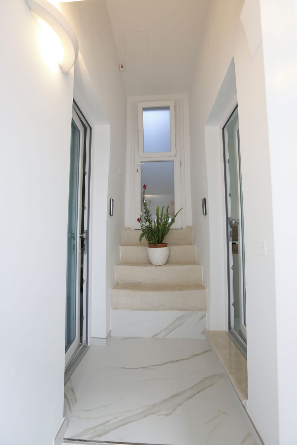 Interior entrance