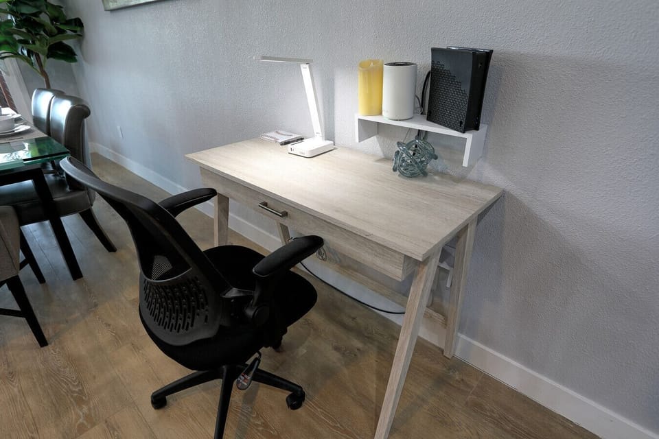 Work remotely at your dedicated desk
