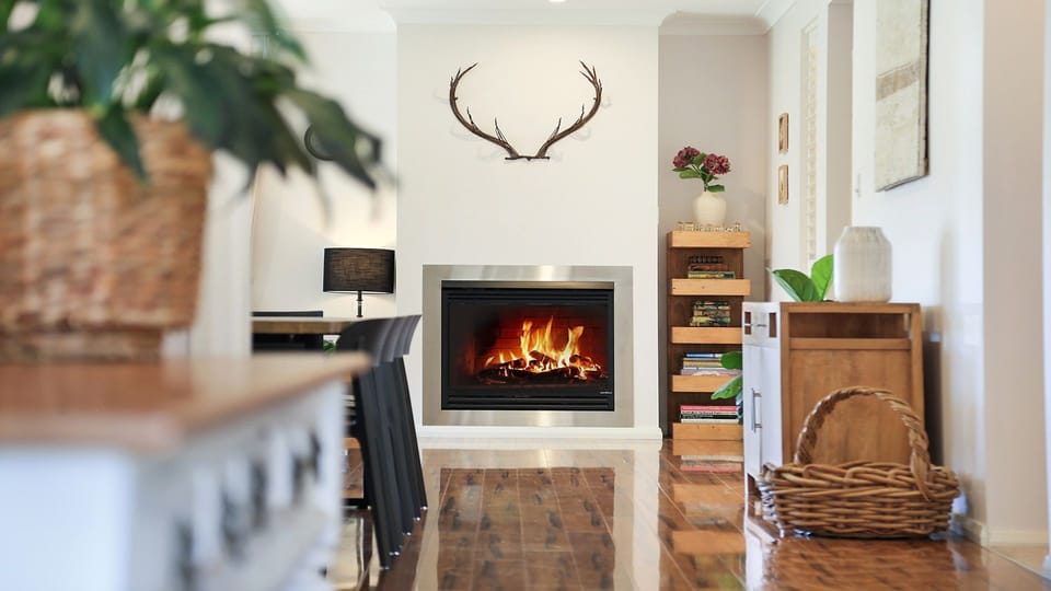 Albert Fields | Open plan living and dining | Gas fireplace