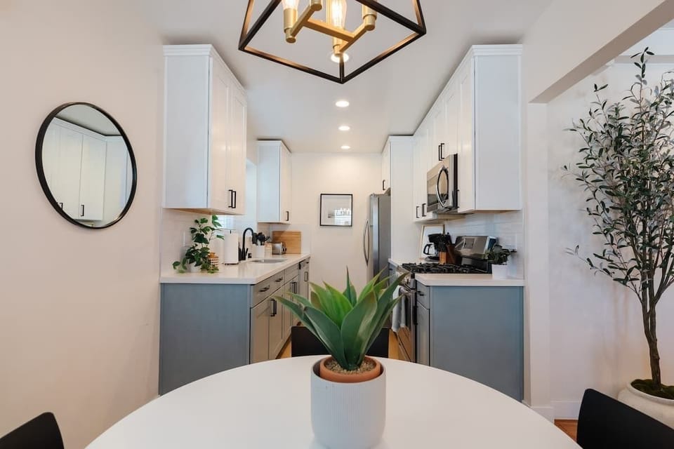 Keep the chef company while you sit at the kitchen table with your morning coffee