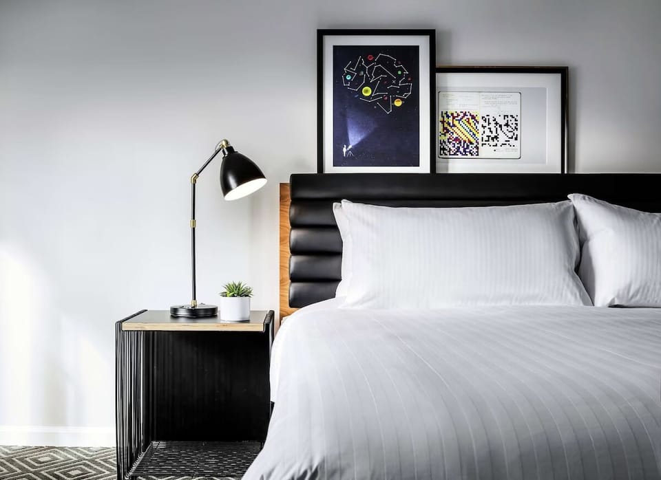 Bedroom. Interior and views may vary based on location and availability.