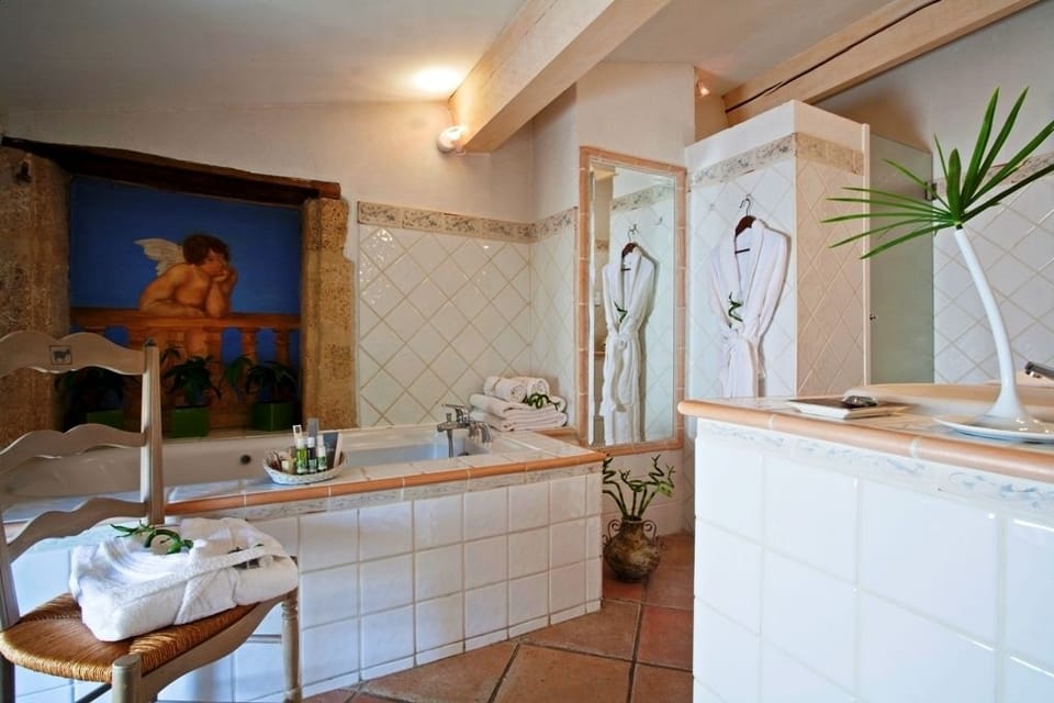 Free toiletries, hair dryer, towels