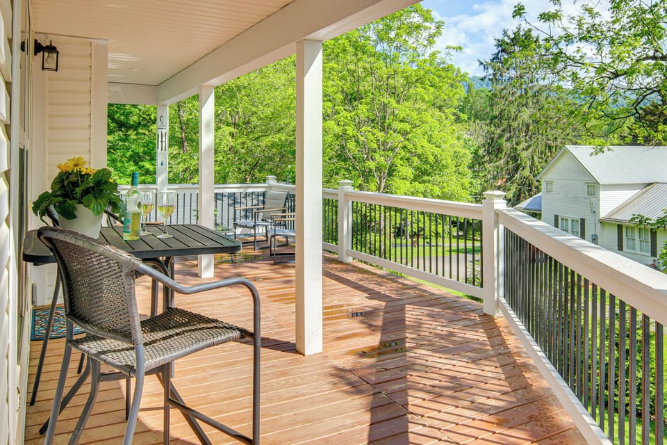 Deck | Outdoor Seating | Mountain Views
