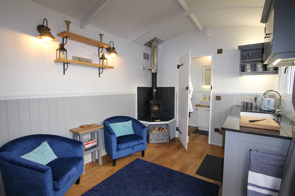 Isabel (Marsham): Open-plan with cosy wood burning stove