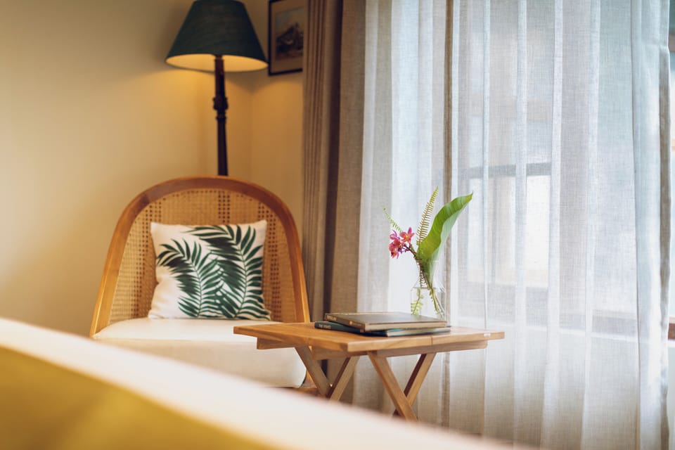 Double or Twin Room, Garden View | Laptop workspace, iron/ironing board, free WiFi